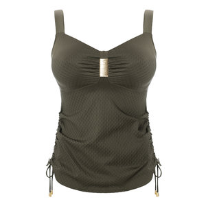  Ulla St Tropez Olive Tankini Top