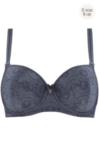 Marlies Dekkers Savage Sadie BH Padded Plunge Balcony Grisaille Grey