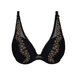 Empreinte Swan Plunge bh, zwart goud