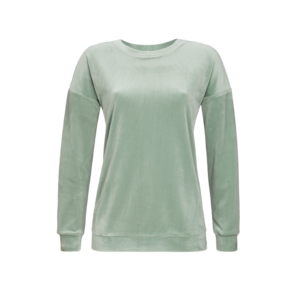 Ringella Bloomy Mix &amp; Match pullover Nickivelours zachtgroen