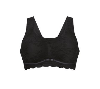 Anita Essentials Lace Bralette Antraciet, kanten bralette zonder beugel