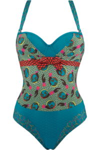 Marlies Dekkers Gaia Padded Balcony Body Blue and Green