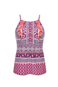 Amoena Boho Vibes Tankini top Berry print