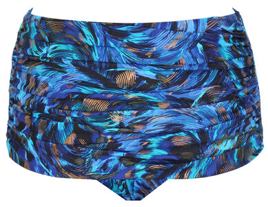 Miraclesuit Fandango Bikinislip Norma Jean, blauw met bronze