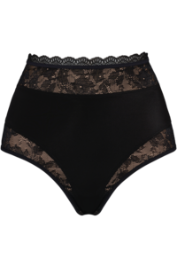 Marlies Dekkers Carita Hoge Slip Black Lace and Sand