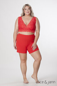 Alice &amp; Jann Bralette Red Plussize