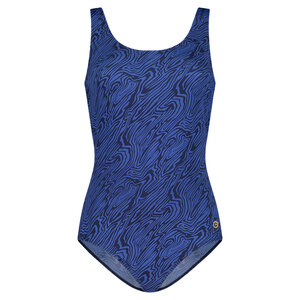 ten Cate Swim Badpak Lining Cup Topo Lines Blauw