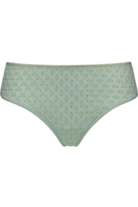 Marlies Dekkers Lucky Clover Brazilian Slip Royal Green Clover Gold