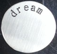 Floating Locket Charm disk Dream