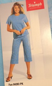 Triumph zomerpyjama in fris Turquoise