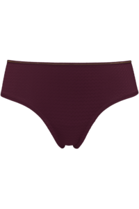 Marlies Dekkers Dame de Paris Brazilian Slip Aubergine Whisper