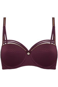 Marlies Dekkers Dame de Paris BH Balconette Aubergine Whisper Marlies Dekkers Dame de Paris BH Balconette Aubergine Whisper