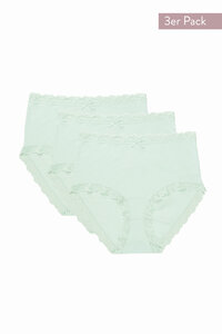 Nina von C. Cosy Multiple Packs Tailleslip, 3pak, Lagune