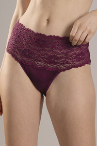 Nina von C. Millefleurs Tailleslip, Kant, Tinto Rosso