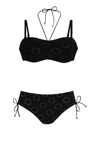 Anita Care Silver Pearls Bikini Santa Anna Zwart