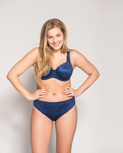 Ulla Viola BH met beugel B-G Blauw