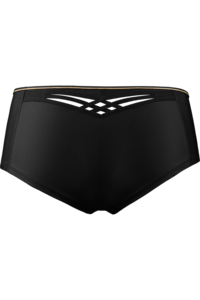 Marlies Dekkers Style Dame de Paris Black &amp; Gold Brazilian Shorts