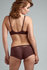 Marlies Dekkers Dame de Paris Shorts Brazilian Chestnut Brown and Gold_