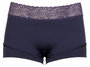 RJ Bodywear Pure Color Lace Short Donkerblauw