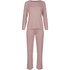 Lisca Cheek Enjoy Pyjama Lange Mouw  Bruin Roze_