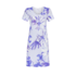 Ringella Nachthemd met V-hals en korte mouw, Hemelsblauw