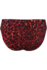 Marlies Dekkers Panthera Bikinibroekje 5 cm black red