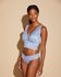 Cosabella Never Say Never Curvy Plungie Bralette Silver Blue_