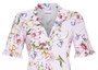 Ringella Women Pyjama doorknoop met korte mouw, gebloemd _