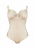 Ulla Jasmin Lingerie Body, poederkleur