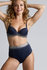 Marlies Dekkers Ishtar Hoge Bikinislip Blue and Silver