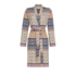 Kimono van Viscose, mooie print in banen