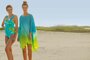 Sunflair Poncho Turquoise_