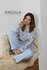 Ringella Women Pyjama met lange mouw, Air Blue_