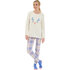 Lisca Holiday Pyjama Lange Mouw  met Legging Cream_