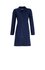 Ringella Women Nachthemd doorknoop met lange mouw, Nachtblauw