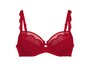 Rosa Faia Selma BH met beugel cup B-E Rood