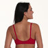 Rosa Faia Selma BH met beugel cup B-E Rood_
