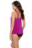 Miraclesuit Tankini Top Razzle Dazzle Framboos DD-cup_