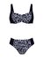 Anita Flower Dots Bikini Elle, Marine Wit