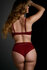 Marlies Dekkers Dame de Paris Brazilian Slip Midnight Merlot_