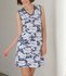 MasSana Zomerjurkje mouwloos, blauw-wit