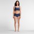 Tweka Beach Bikini Top Triangle Dot Navy_